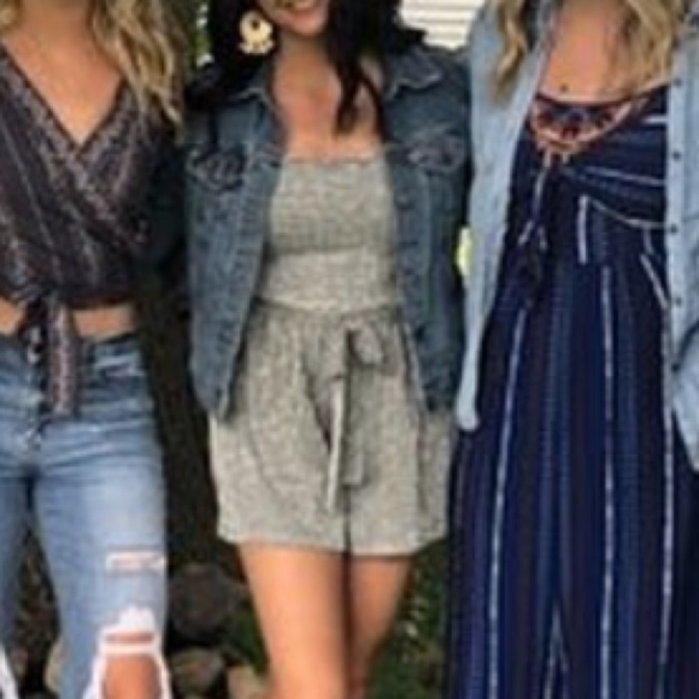 Romper with tie